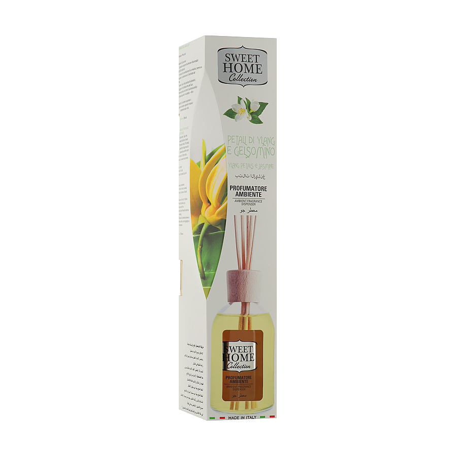Аромадифузор Sweet Home Collection Ylang Petals &amp; Jasmine Diffuser Пелюстки ілангу та жасмін, 100 мл